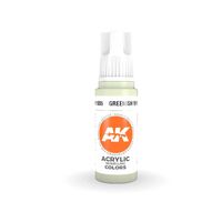 AK Interactive - 3 Gen Acrylics - Greenish White 17ml