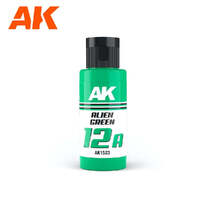 AK Interactive - Dual Exo 12A - Alien Green  60ml