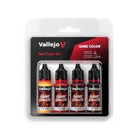 Vallejo Game Colour Red Acrylic Paint Set