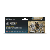 Vallejo Wizkids Premium set: Shadow warriors Acrylic Paint Set (8 Colour Set)