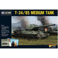 Bolt Action T34/85 Soviet Medium Tank (Plastic)