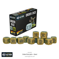 Bolt Action Order Dice - Sand (12)