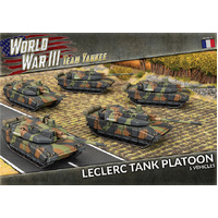 Team Yankee WWIII: Leclerc Tank Platoon (x5 plastic)