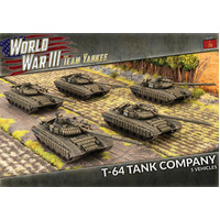 Team Yankee WWIII: Soviet: T-64BV Tank Company (x5 Plastic)