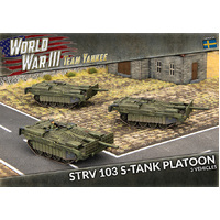 Team Yankee WWIII: Swedish: Strv 103 S-tank Platoon (x3 Plastic)