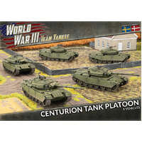 Team Yankee WWIII: Swedish: Centurion Tank Platoon (x5 Plastic)