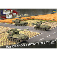 Team Yankee WWIII: Swedish: Bandkanon 1 Howitzer Battery (x3)