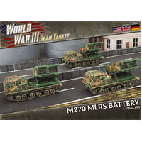 Team Yankee WWIII: American: M270 MLRS Rocket Launcher Battery (x3 Plastic)