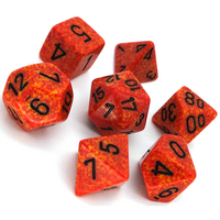 Speckled Fire 7-Die Set