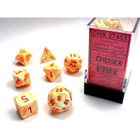 Polyhedral 7-Die Set Festive Sunburst/Red