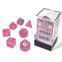 Borealis Polyhedral Pink/silver Luminary 7-Die Set