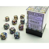 Chessex 12mm D6 Dice Block Festive Carousel/White