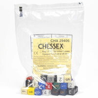 Chessex Bag of 50™ Assorted Loose Opaque Polyhedral d6 Dice