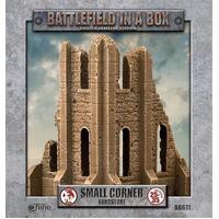 Battlefield in a Box: Gothic Battlefields - Small Corner - Sandstone (x2) - 30mm