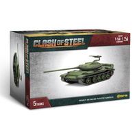 Clash of Steel: T-44 / T-54-1 Tank Company (x5 Plastic)