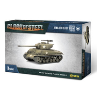 Clash of Steel: M4A3E8 Easy Eight Tank Platoon (x3 Plastic)