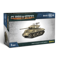 Clash of Steel: M4A3E2 Jumbo Tank Platoon (x3 Plastic)