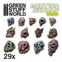 Green Stuff World 3D printed set - ALIEN Skulls