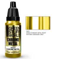 Green Stuff World Chrome Paint - GOLD 17ml