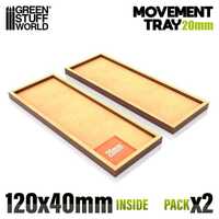 Old World Movement Trays - 120x40mm (Pack x2)