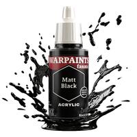 The Army Painter Warpaints Fanatic: Matt Black - 18ml Acrylic Paint